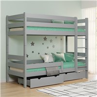 Lit Superposé Gaga Couleur Gris