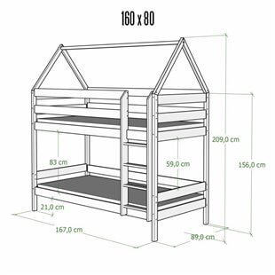Dimensions extérieures 80x160 cm