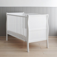 Lit bébé Noble Cot blanc 120x60 en bois