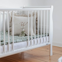 Lit bébé évolutif Noble Cot Bed Blanc 140x70