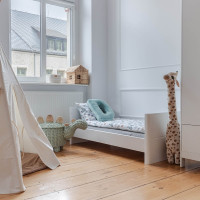 Lit évolutif Smooth Cot Bed 140x70 blanc mat