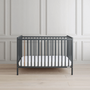 Lit bébé Stardust Cot anthracite 120x60 en bois