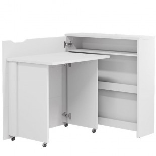 Bureau pliant SLIM blanc - WORK CONCEPT