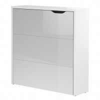 Bureau pliant SLIM blanc brillant - WORK CONCEPT