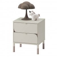 Chevet HARMONY couleur Cachemire et Truffe Chevet HARMONY couleur Cachemire et Truffe