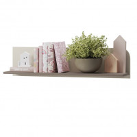 Étagère murale HARMONY largeur 100 cm Cachemire et truffe Étagère murale HARMONY largeur 100 cm Cachemire et truffe