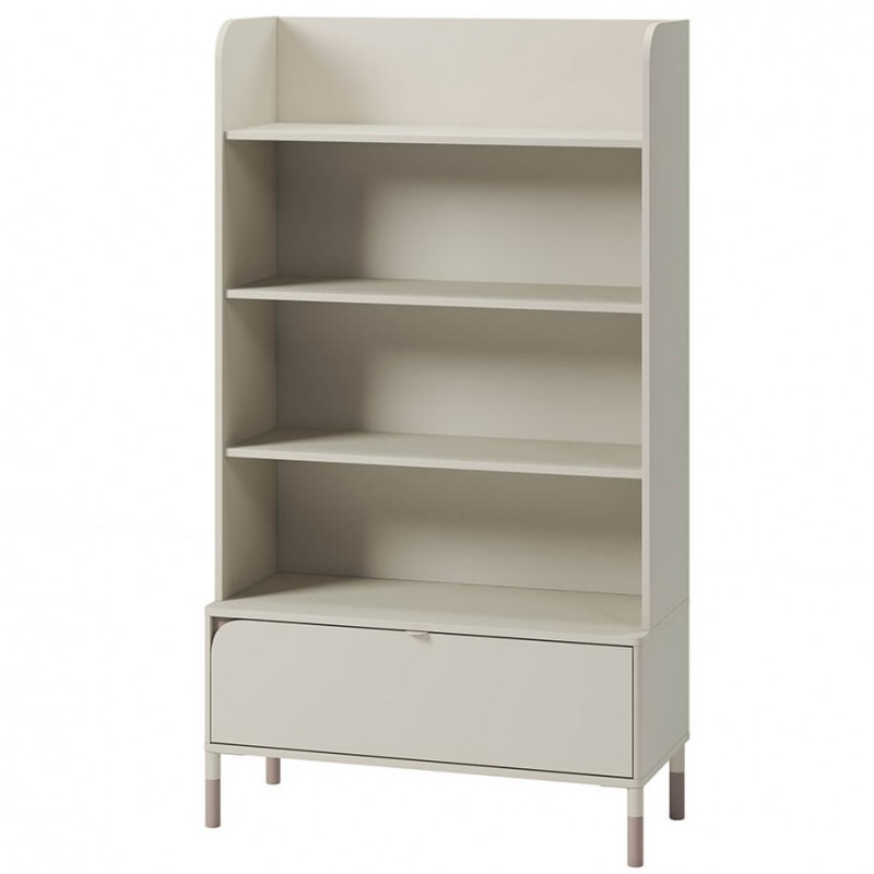 Bibliothèque HARMONY pour adolescent couleur Cachemire/Truffe