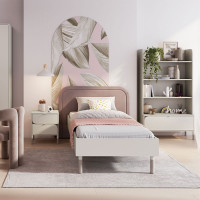 Chevet HARMONY couleur Cachemire et Truffe Chevet HARMONY couleur Cachemire et Truffe