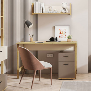 bureau avec tiroirs pour chambre adolescent de la collection LENNY