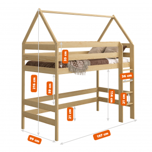 Domek Mezzanine 190 x 90