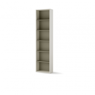 Bibliothèque champagne/eucalyptus pour la chambre ado