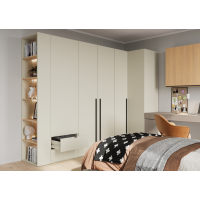 Bibliothèque champagne/chêne vincenza pour la chambre ado