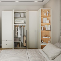 Armoire 2 portes WOOW champagne pour chambre ado