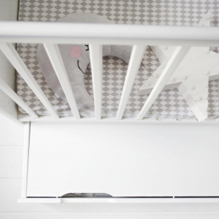 Tiroir avec couvercle pour lit bébé 140x70