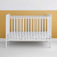 Fairy - Lit bébé blanc 60x120 cm en bois