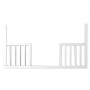 Barriere ouverte DayBed blanche pour lit bébé 120 x 60cm