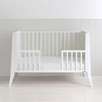Barriere ouverte pour lit bébé SLIM Cot blanc 60 x120 cm