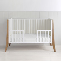 Barriere ouverte pour lit bébé SLIM Cot blanc 60 x120 cm