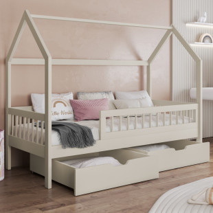 Lit Cabane Gaya en cachemire