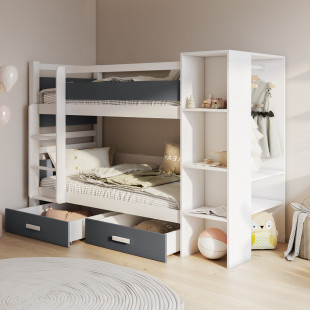 Apollo - Lit superposé bicolore