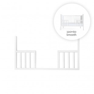 Barriere ouverte pour lit bébé SMOOTH 120 x 60 cm