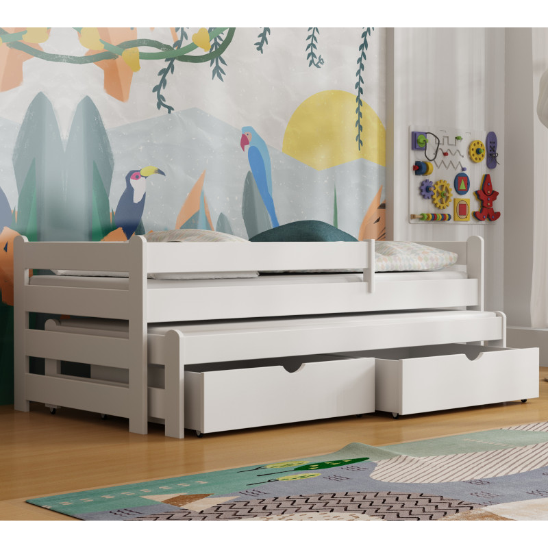 ALEXIA - Lit gigogne deux couchages