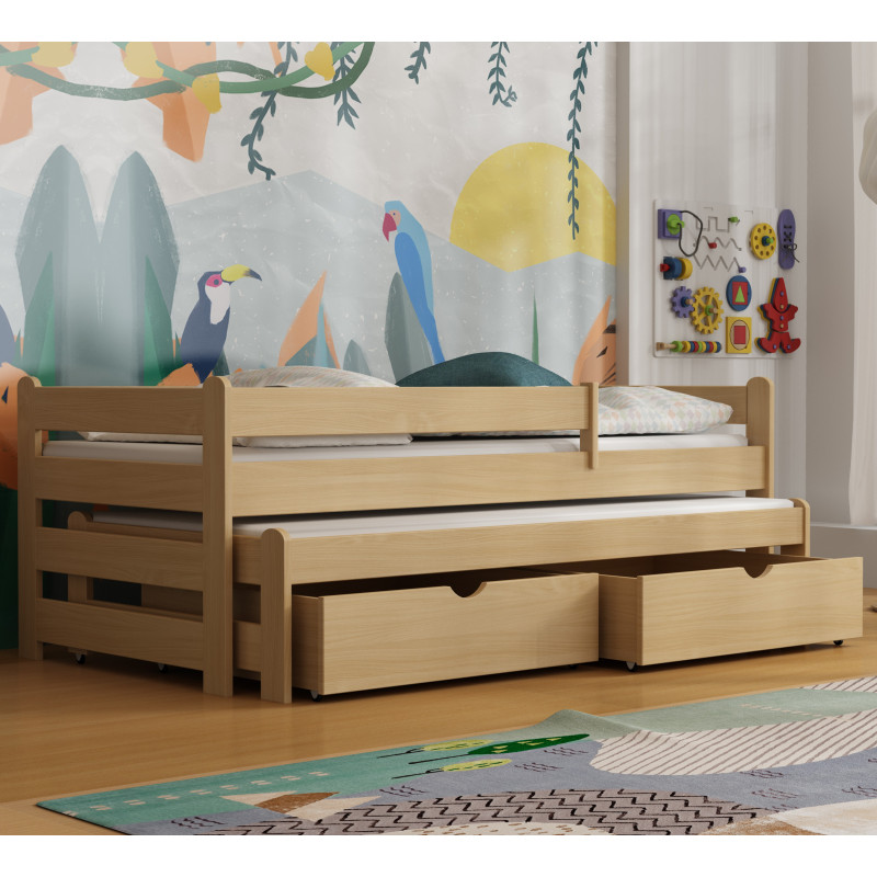 ALEXIA - Lit gigogne deux couchages