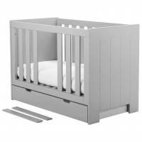 Lit Bébé Calmo 60 cm x 120 cm - Gris